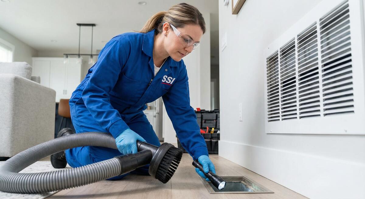 Air duct cleaning process